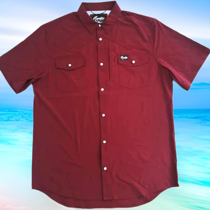 Maroon Performance Shirt - Short Sleeve (unisex sized)