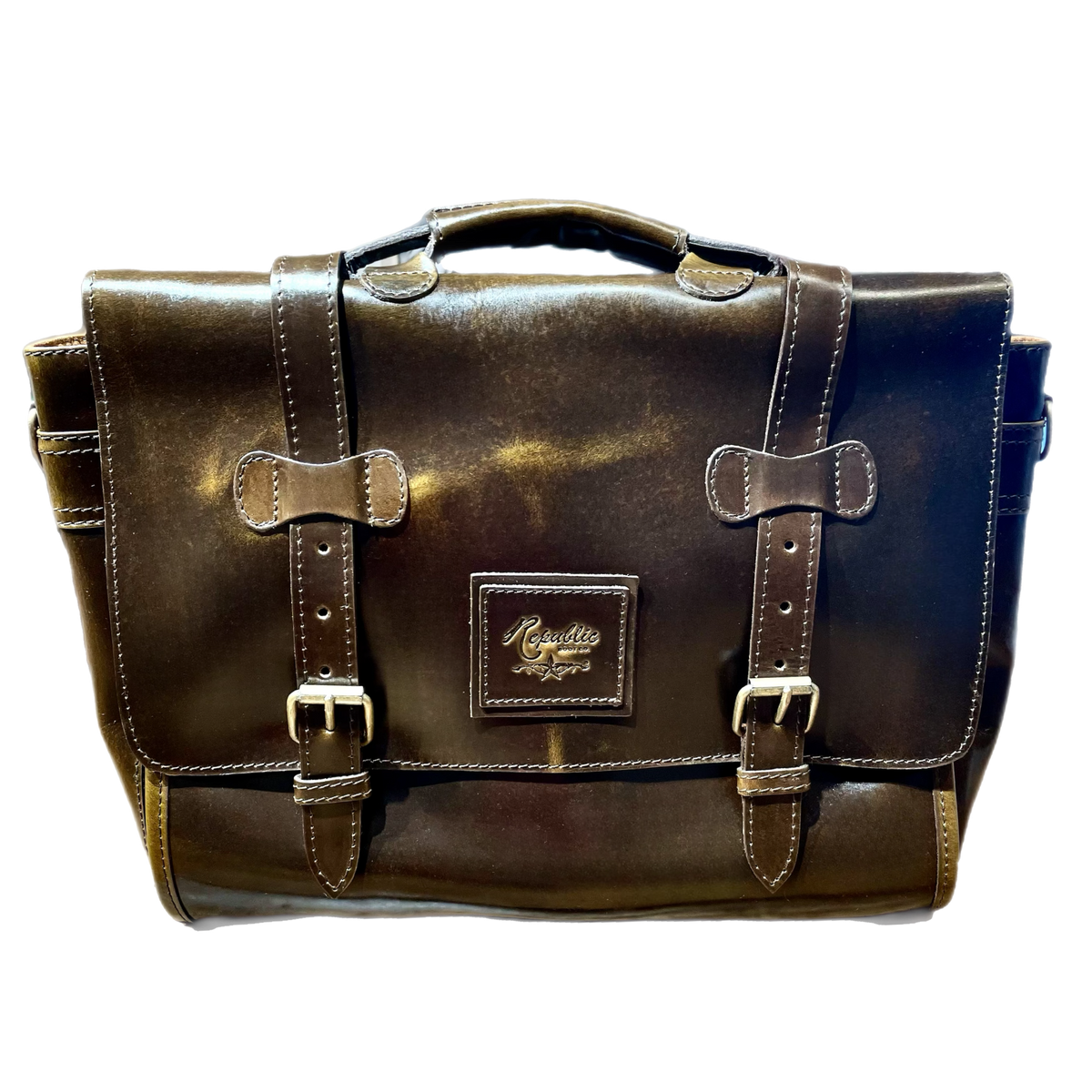 Professional But Deadly' Briefcase - Nicotine Calf