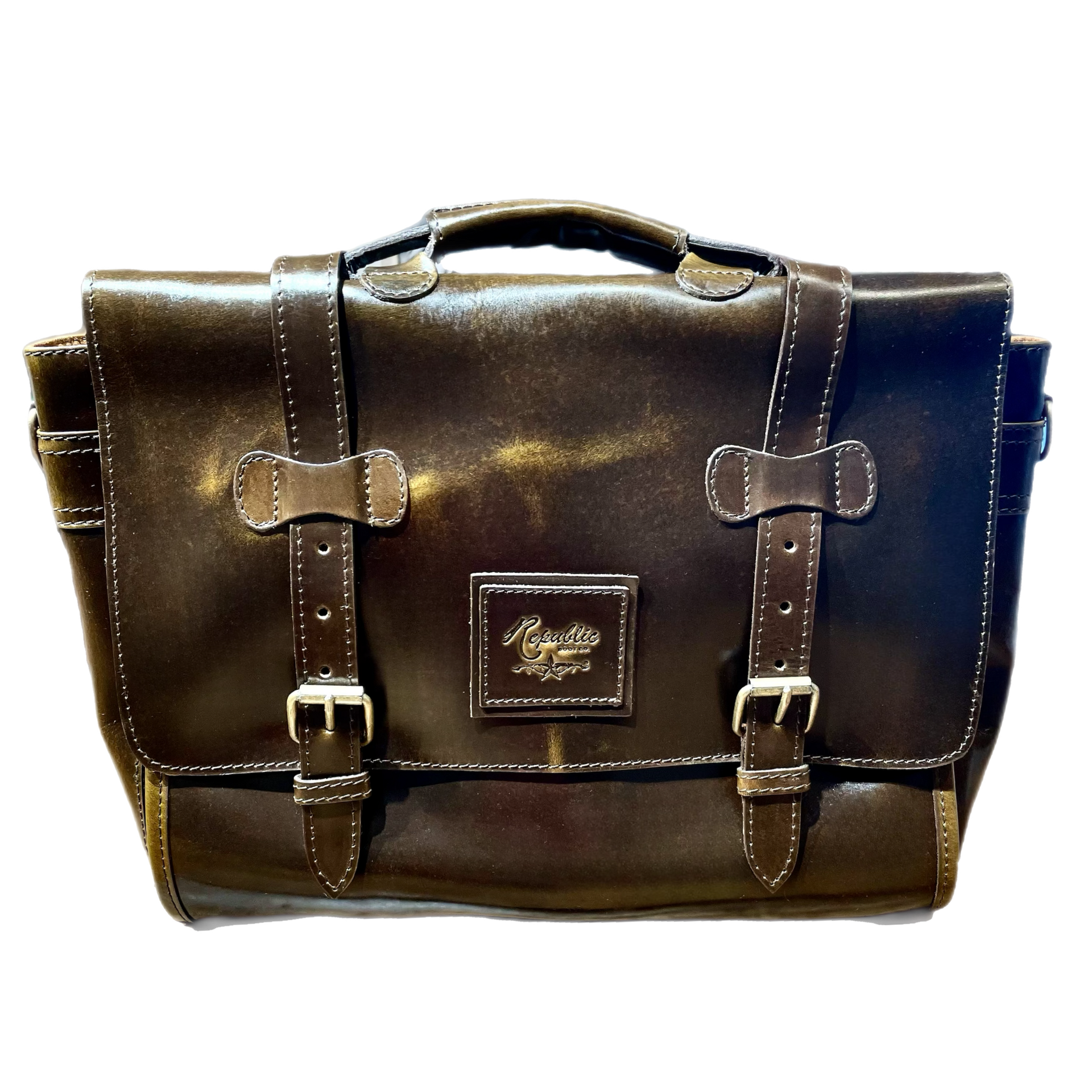 Professional But Deadly' Briefcase - Nicotine Calf