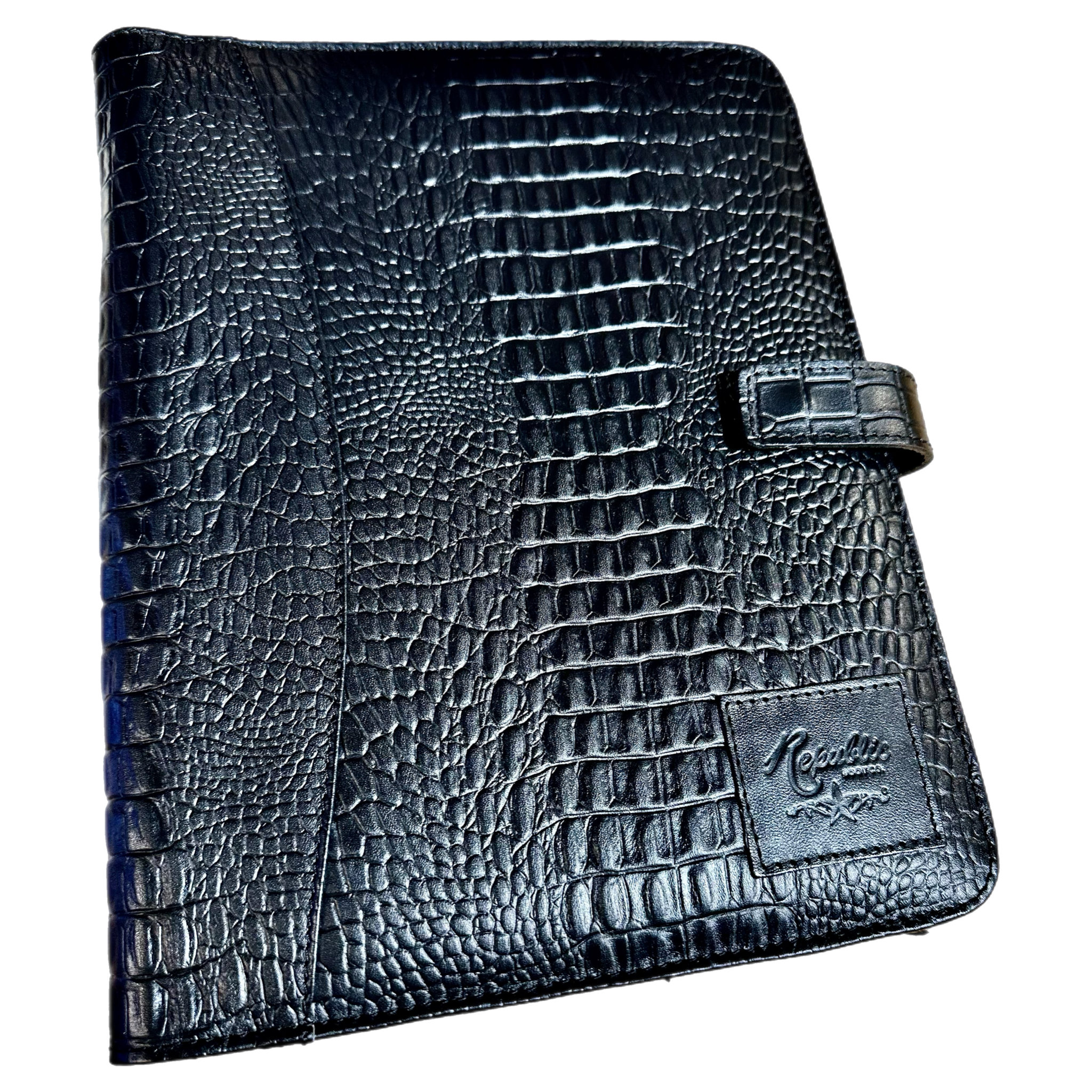 Gator Embossed Padfolio - Black