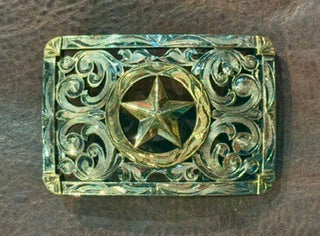 Lone Star Filigree Star Buckle