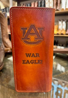 Custom Leather Tally Book (Laser Etched)