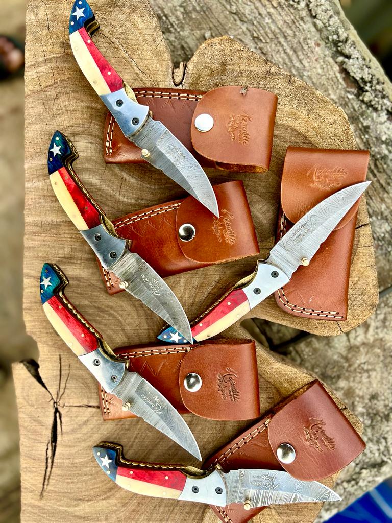 Handmade Texas Flip-Open Knife