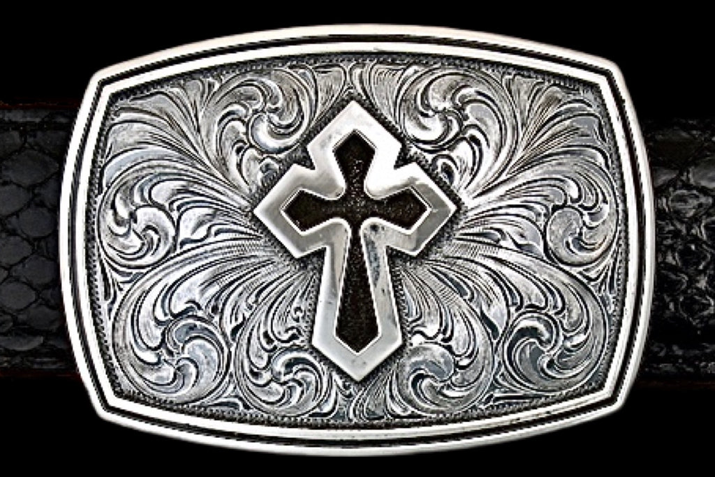 Republic Boot Co. Custom Silver Buckle - Solid Silver